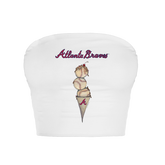 Atlanta Braves Triple Scoop Crop Tube Top