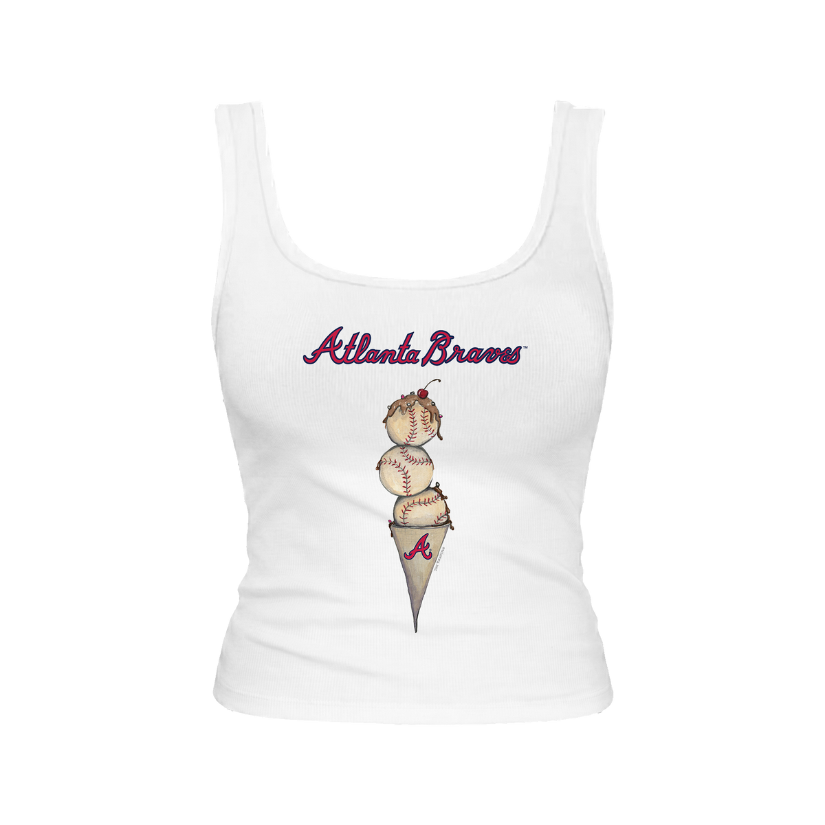 Atlanta Braves Triple Scoop Emmy Tank