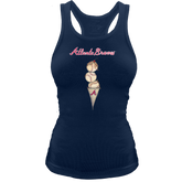 Atlanta Braves Triple Scoop Racerback Tank - Tiny Turnip