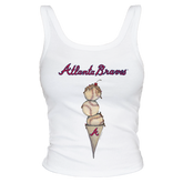 Atlanta Braves Triple Scoop Ribbed Tank