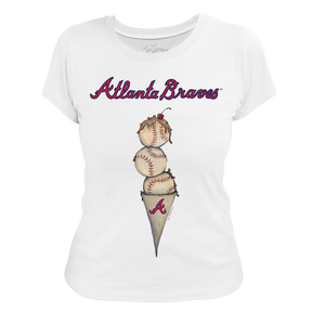 Atlanta Braves Triple Scoop Women's Tee Shirt