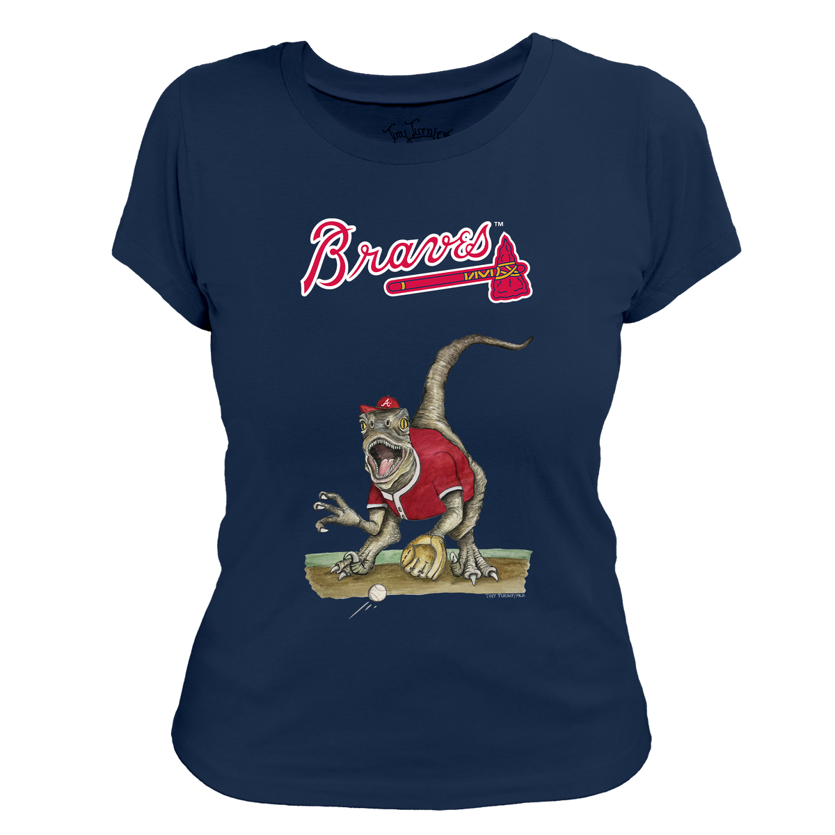 Atlanta Braves Velociraptor Tee Shirt