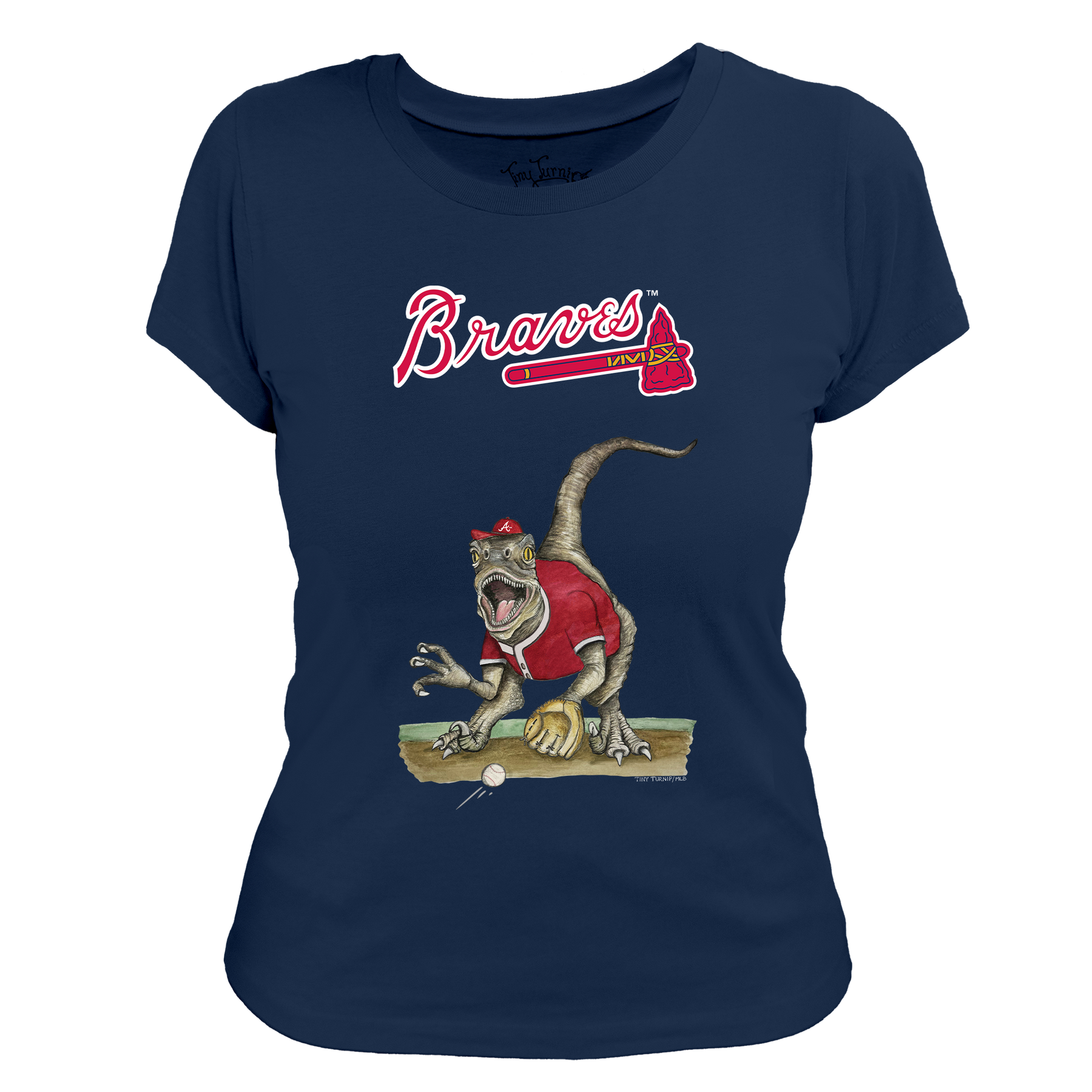 Atlanta Braves Velociraptor Tee Shirt