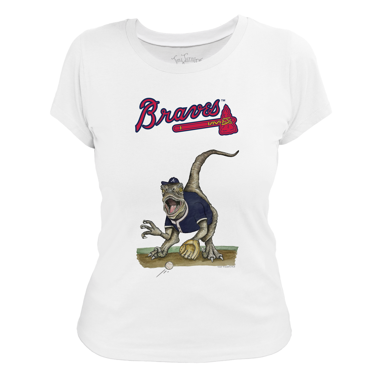 Atlanta Braves Velociraptor Tee Shirt