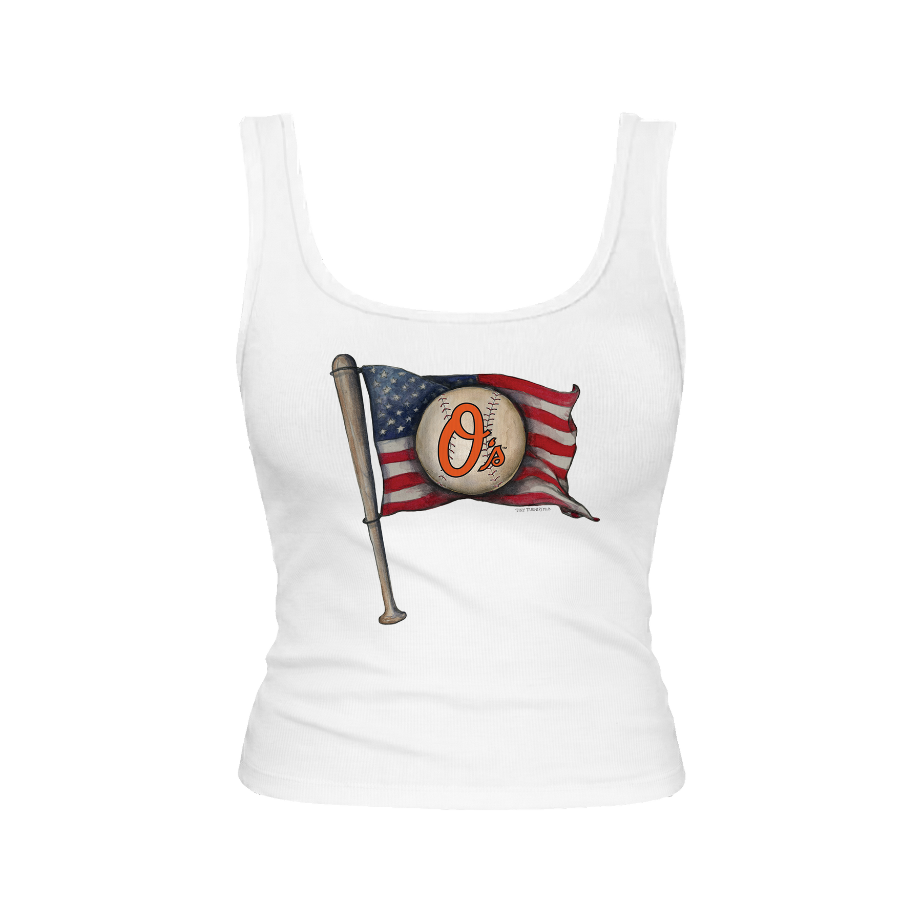 Baltimore Orioles Baseball Flag Emmy Tank