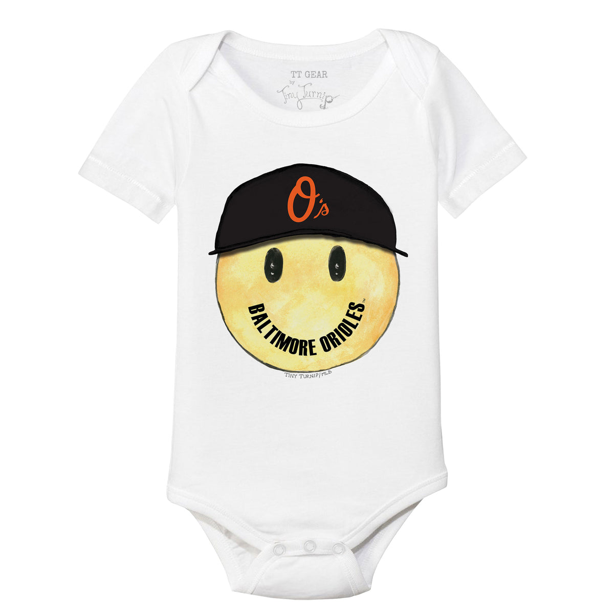 Baltimore Orioles Smiley Short Sleeve Snapper