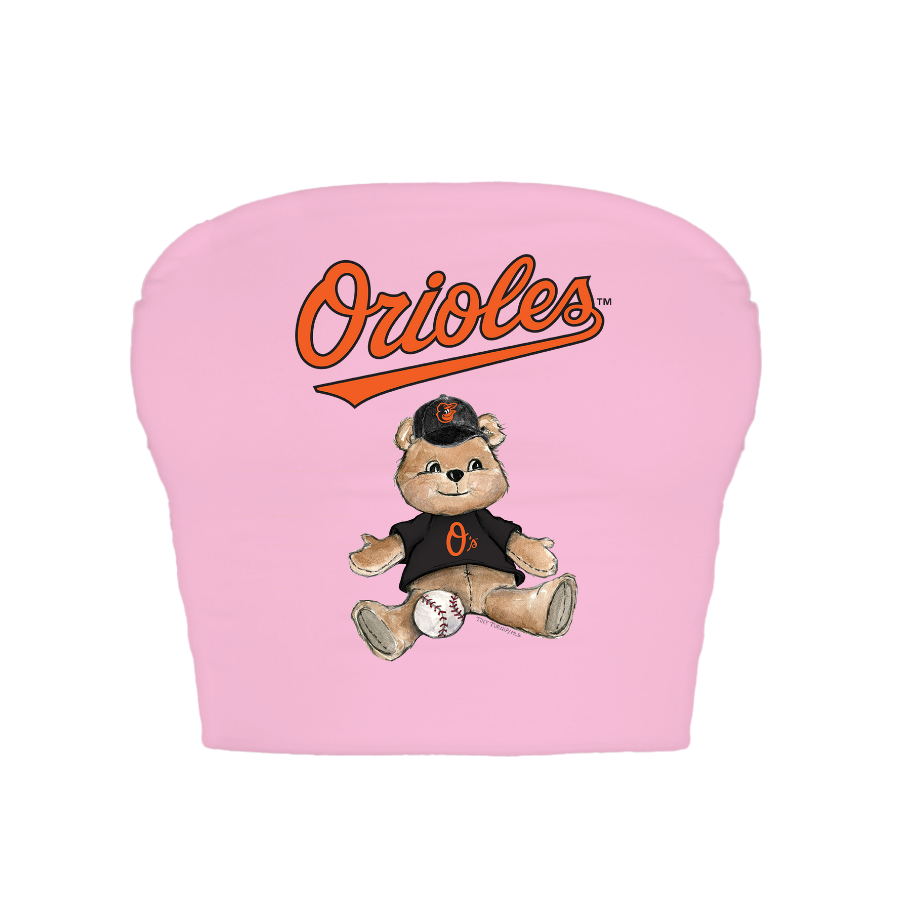 Baltimore Orioles Teddy Crop Tube Top