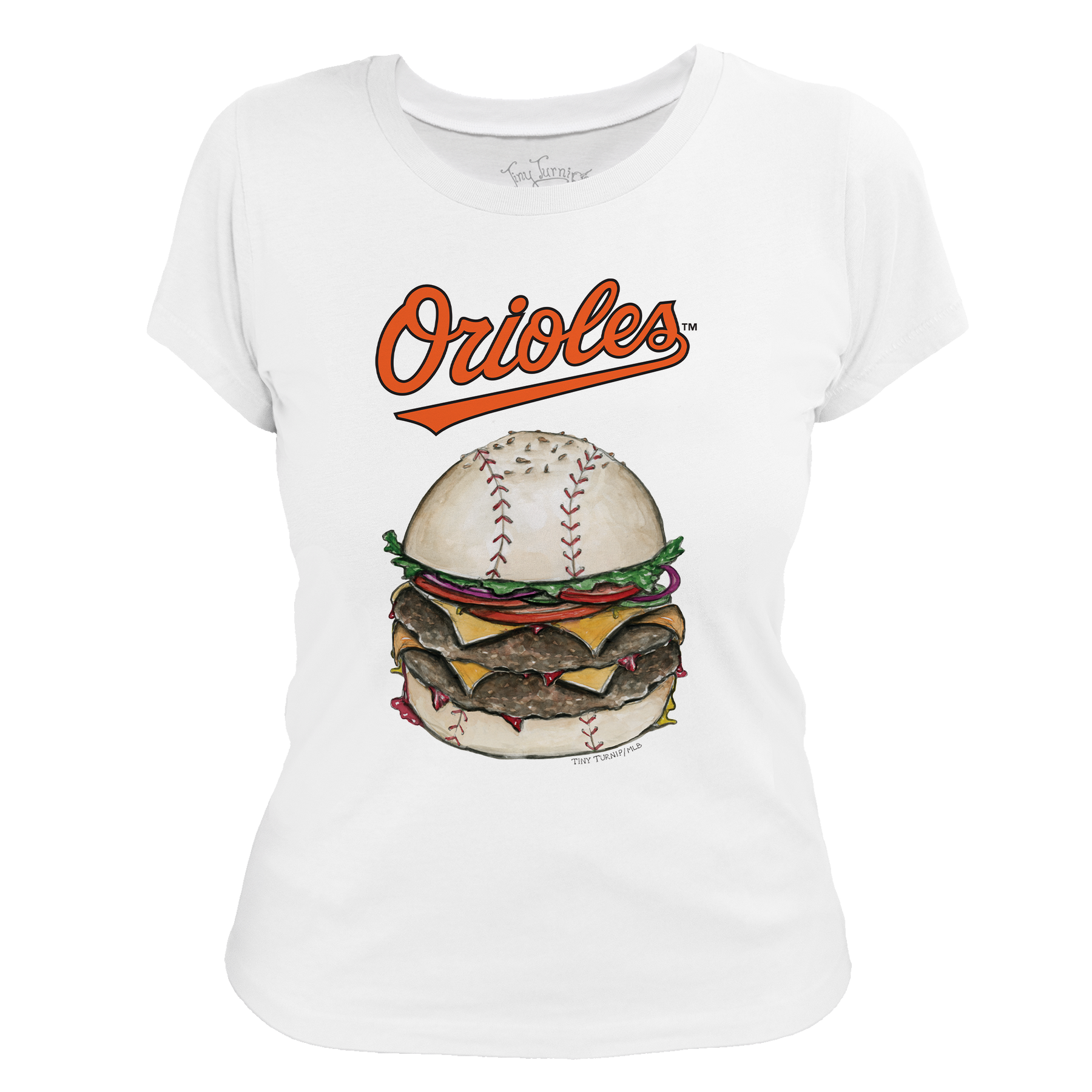 Baltimore Orioles Burger Tee Shirt
