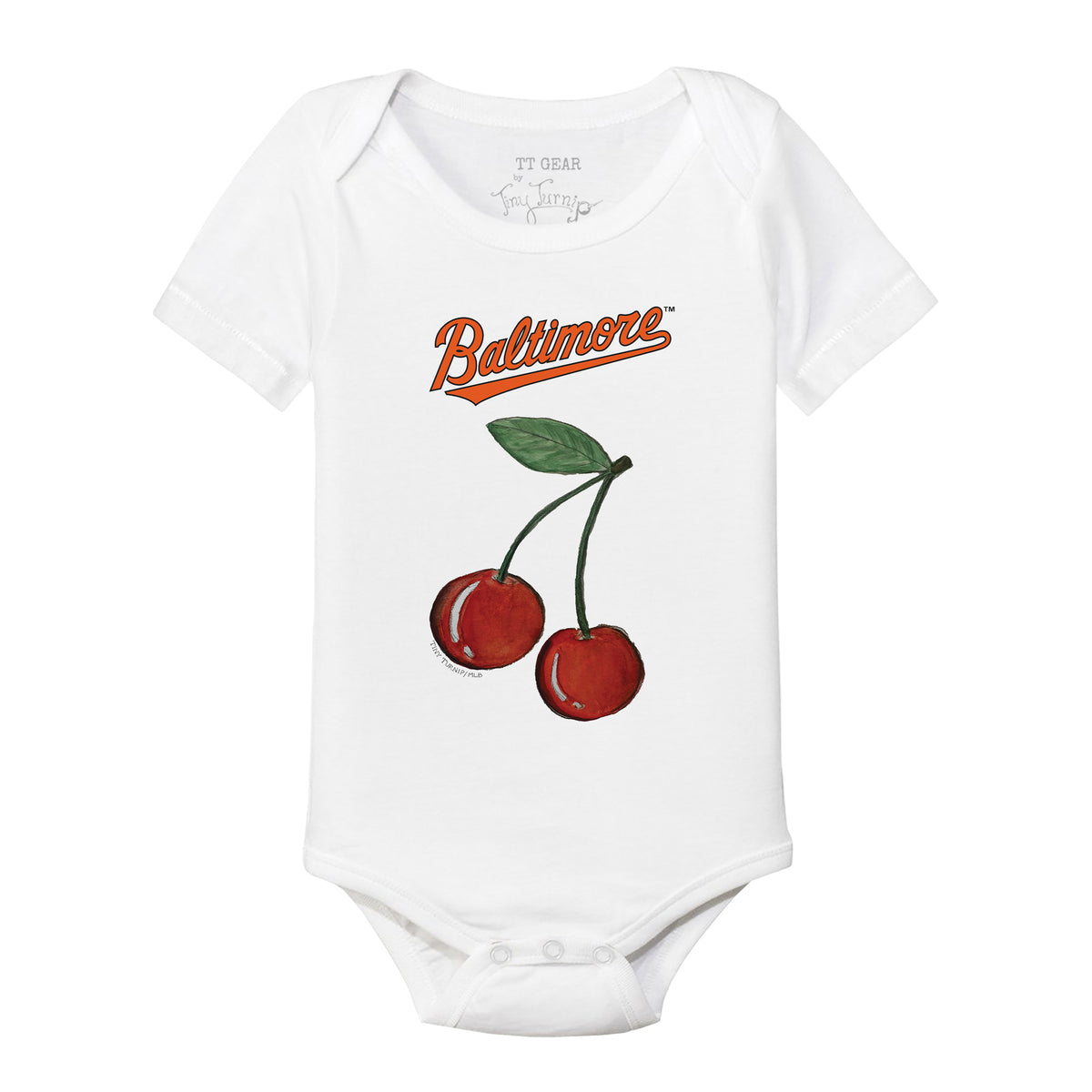 Baltimore Orioles Cherries Short Sleeve Snapper