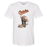 Baltimore Orioles Cowboy Boot Unisex Tee Shirt