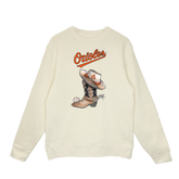 Baltimore Orioles Cowboy Boot Crewneck Sweatshirt