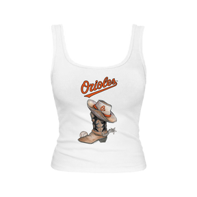 Baltimore Orioles Cowboy Boot Emmy Tank