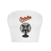 Baltimore Orioles Fan Crop Tube Top