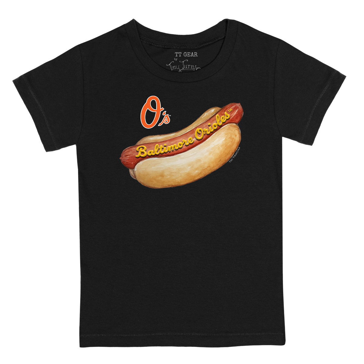 Baltimore Orioles Hot Dog Kid's Tee Shirt