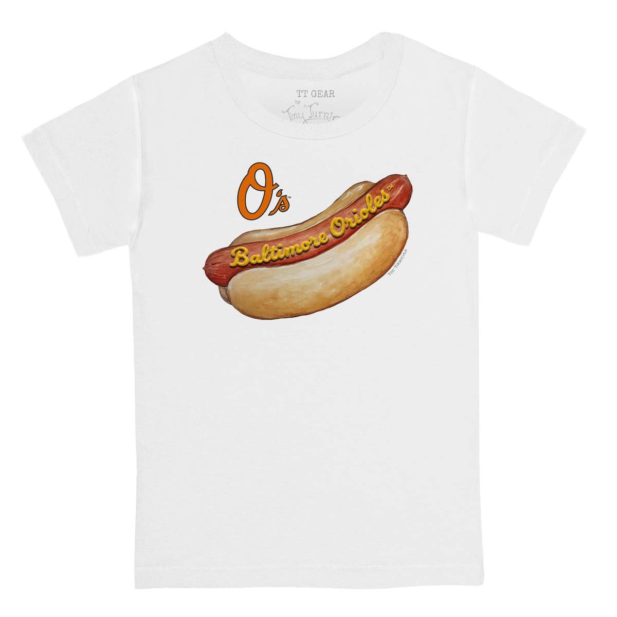 Baltimore Orioles Hot Dog Kid's Tee Shirt