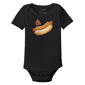 Baltimore Orioles Hot Dog Short Sleeve Snapper