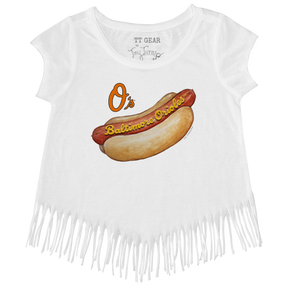 Baltimore Orioles Hot Dog Fringe Tee