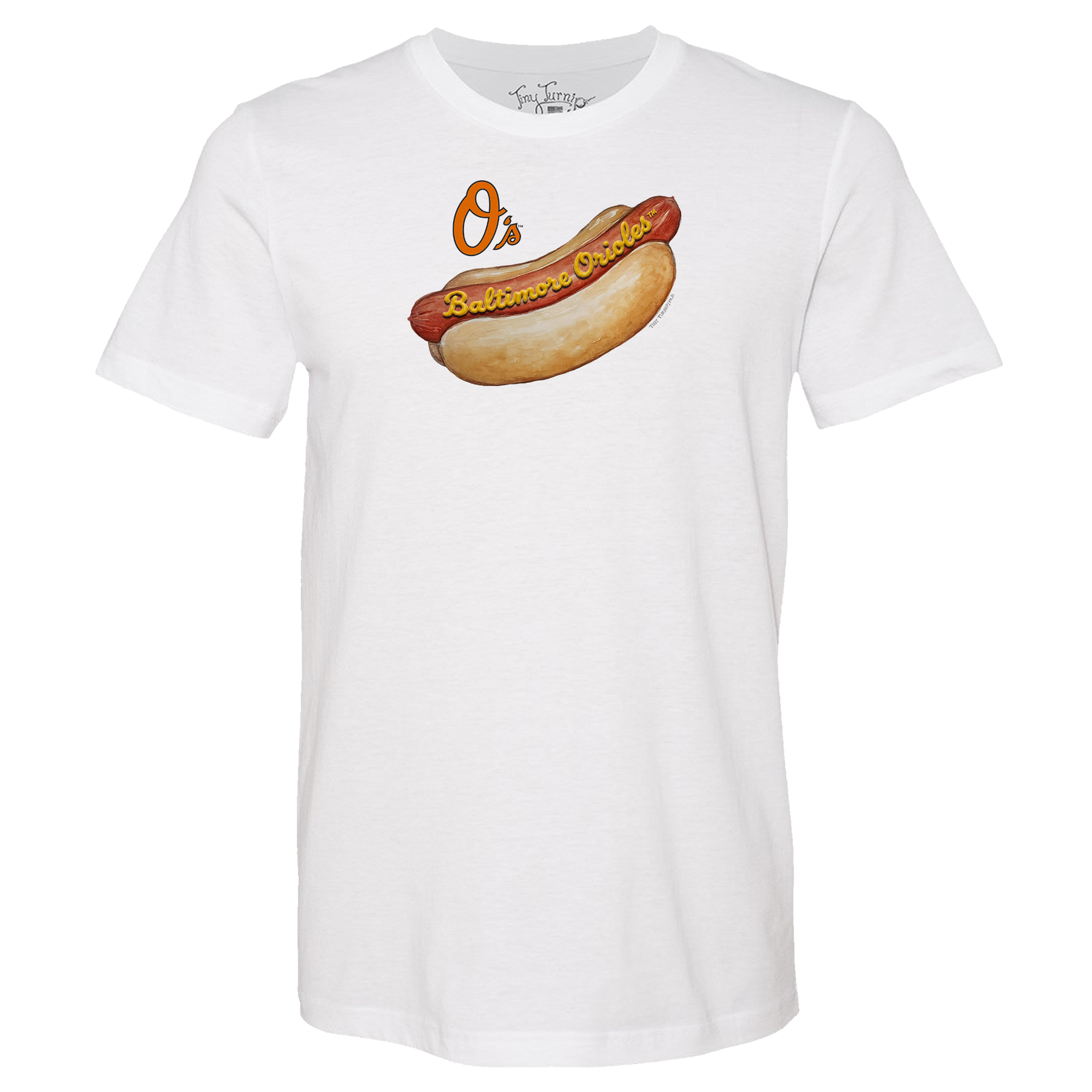 Baltimore Orioles Hot Dog Unisex Tee Shirt