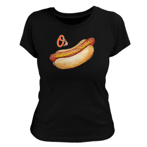 Baltimore Orioles Hot Dog Women's Tee Shirt