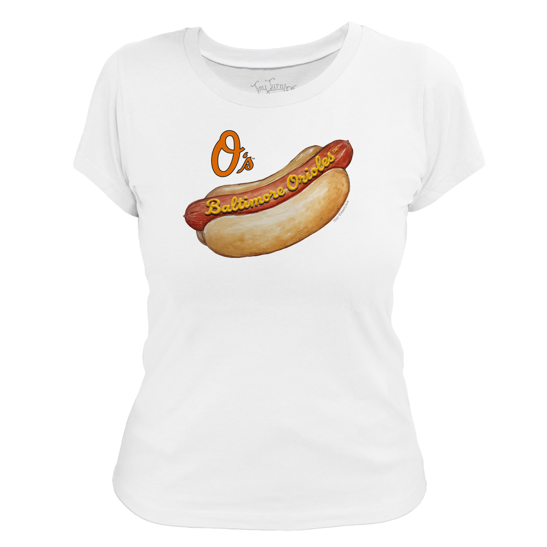 Baltimore Orioles Hot Dog Women's Tee Shirt