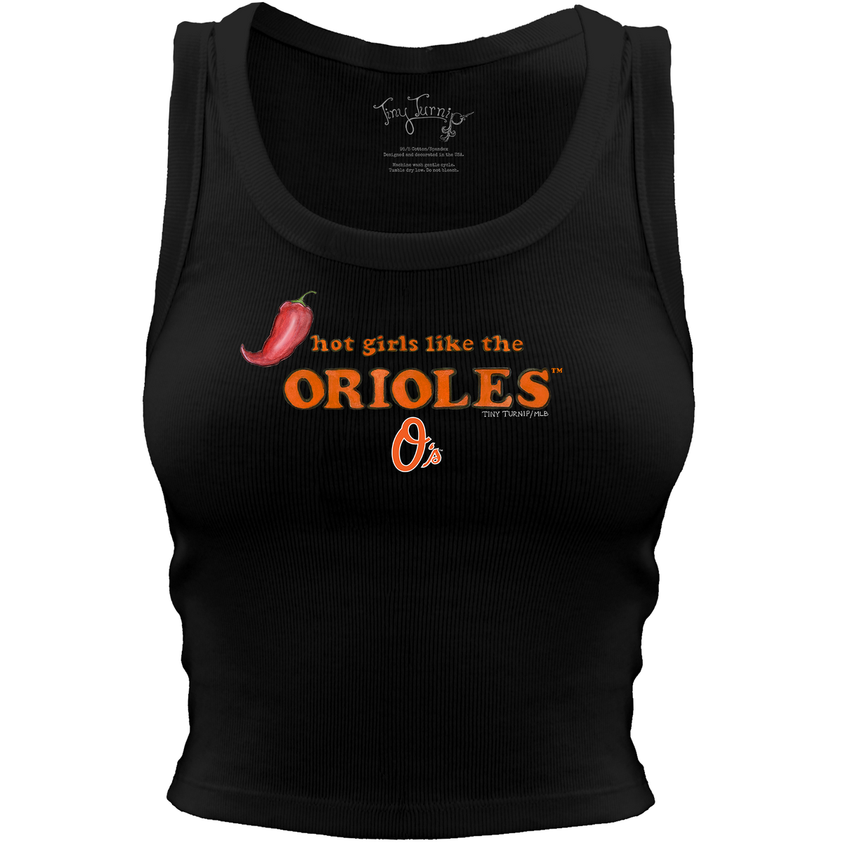 Baltimore Orioles Hot Girls Crop Tank