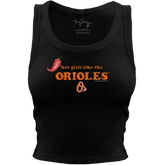 Baltimore Orioles Hot Girls Crop Tank