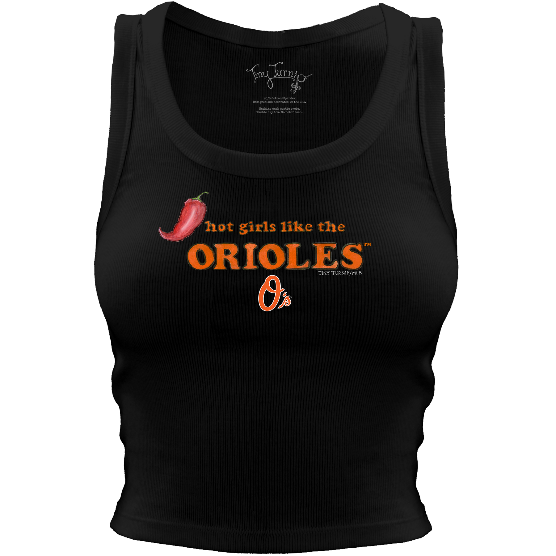Baltimore Orioles Hot Girls Crop Tank