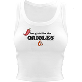 Baltimore Orioles Hot Girls Crop Tank