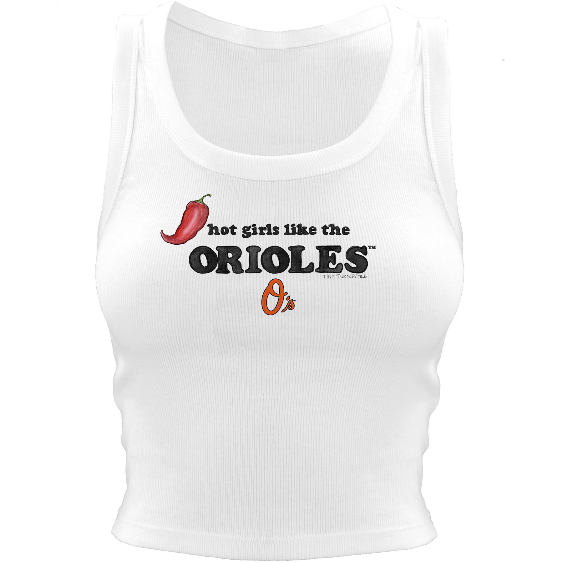 Baltimore Orioles Hot Girls Crop Tank