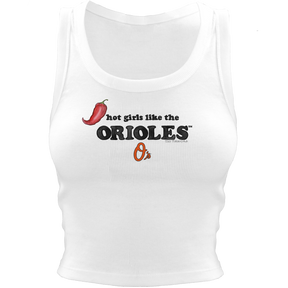 Baltimore Orioles Hot Girls Crop Tank