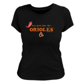 Baltimore Orioles Hot Girls Women's Tee Shirt