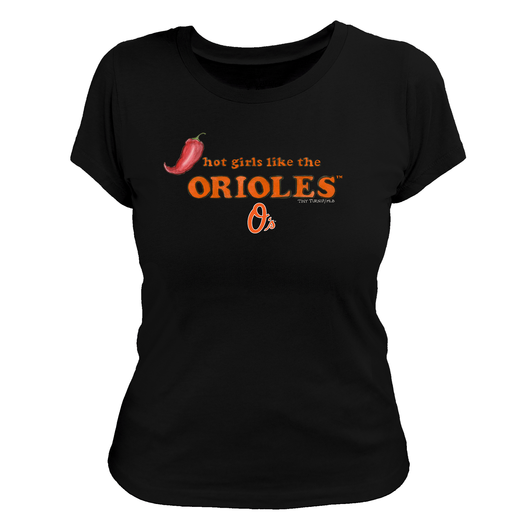 Baltimore Orioles Hot Girls Women's Tee Shirt