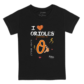 I Heart Orioles Kid's Tee Shirt - Tiny Turnip
