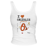 I Heart Orioles Tank - Tiny Turnip