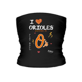 I Heart Orioles t Tube Top - Tiny Turnip