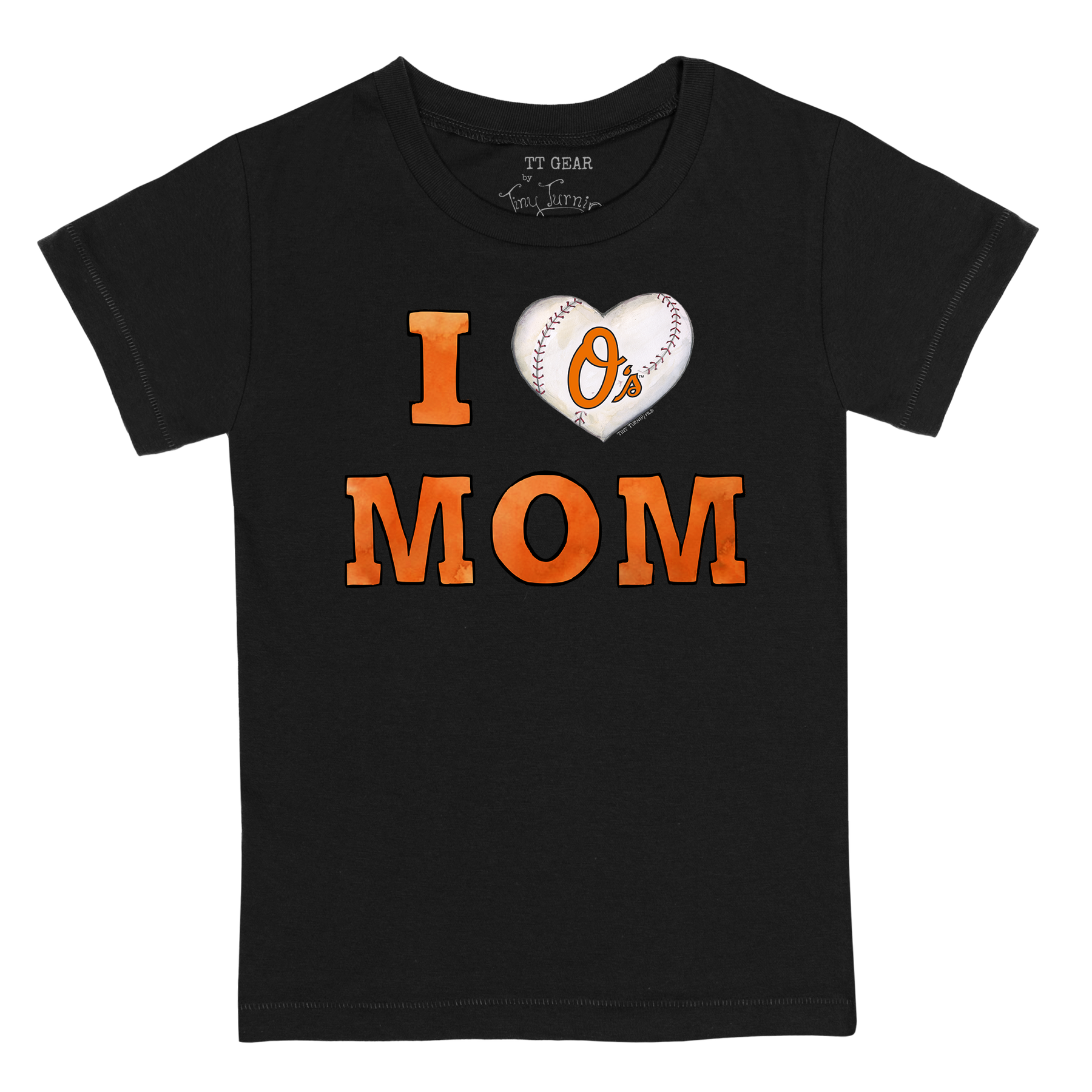 Baltimore Orioles I Love Mom Tee Shirt
