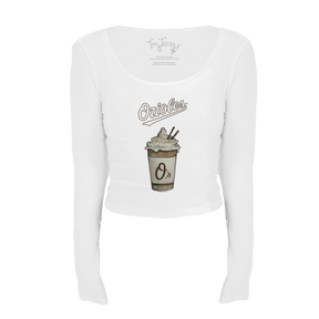 Baltimore Orioles Latte Women's Lucy Long Sleeve