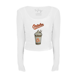 Baltimore Orioles Latte Women's Lucy Long Sleeve
