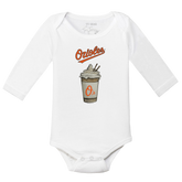 Baltimore Orioles Latte Long Sleeve Snapper