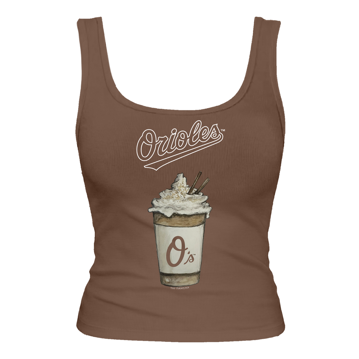Baltimore Orioles Latte Emmy Tank