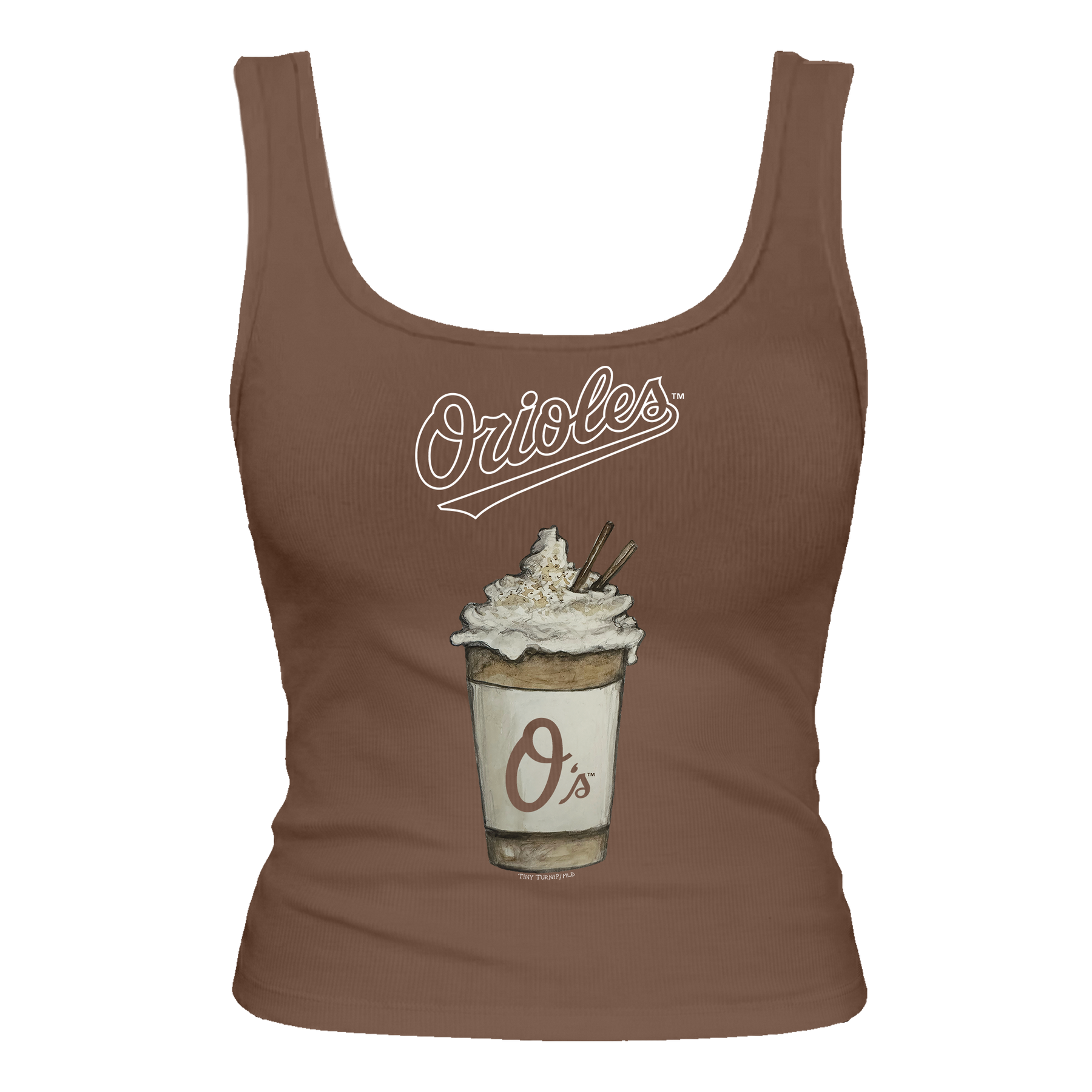 Baltimore Orioles Latte Emmy Tank