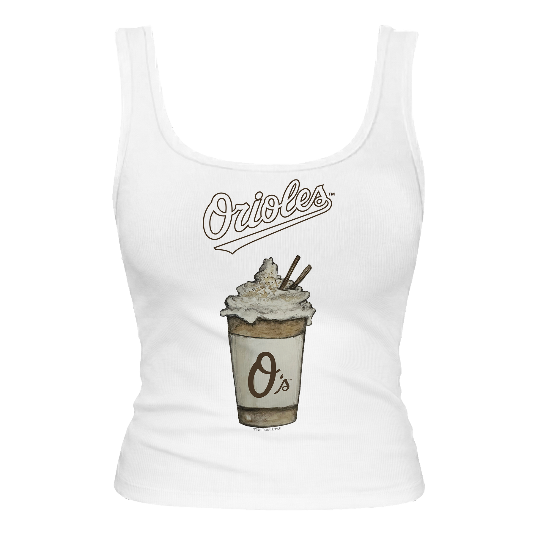 Baltimore Orioles Latte Emmy Tank