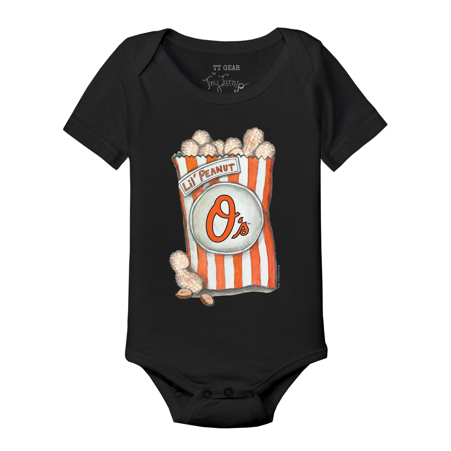 Baltimore Orioles Lil' Peanut Short Sleeve Snapper