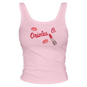 Baltimore Orioles Lipstick OG Ribbed Tank - Tiny Turnip