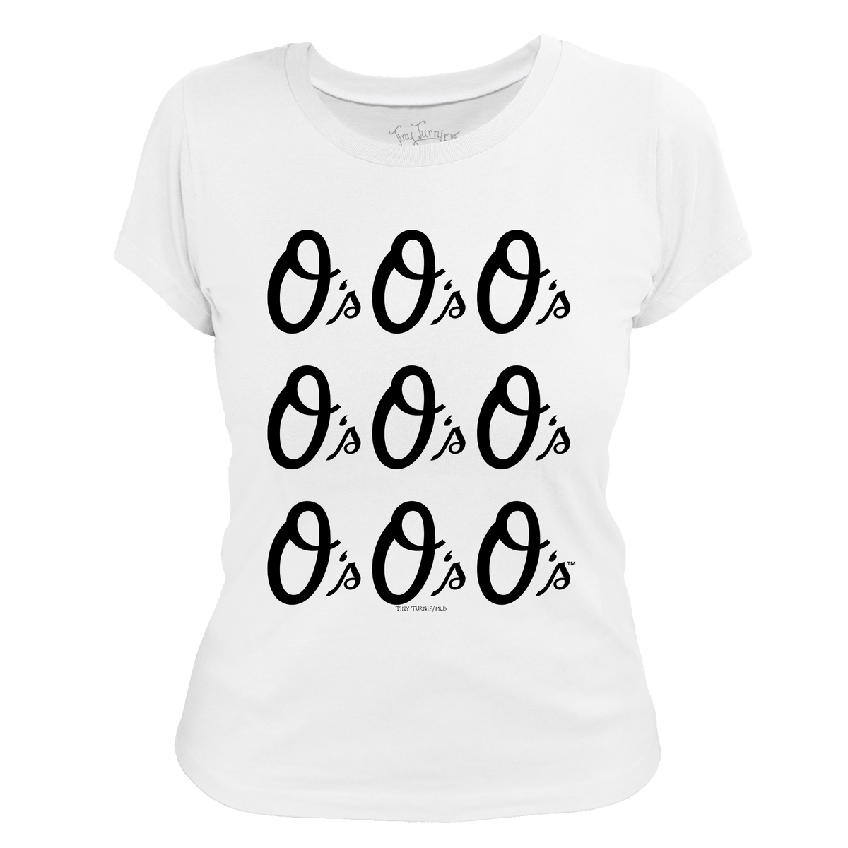 Baltimore Orioles Logo Grid Tee Shirt