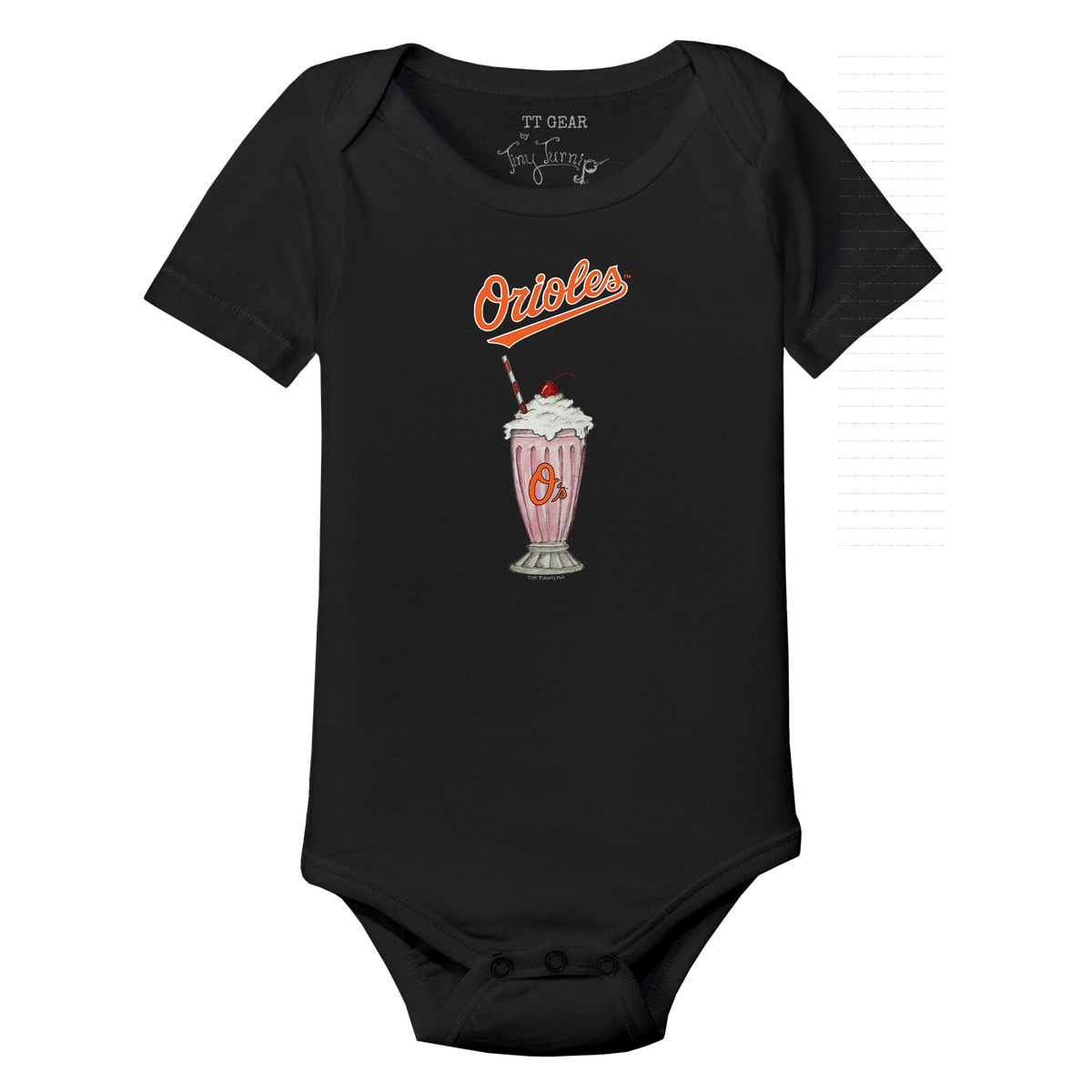 Baltimore Orioles Milkshake Short Sleeve Snapper