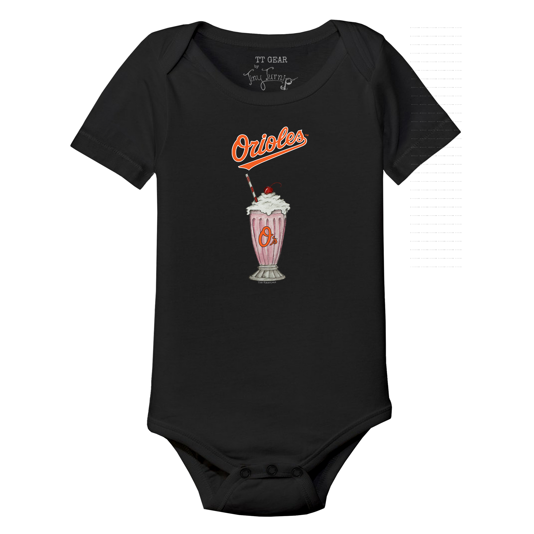 Baltimore Orioles Milkshake Short Sleeve Snapper