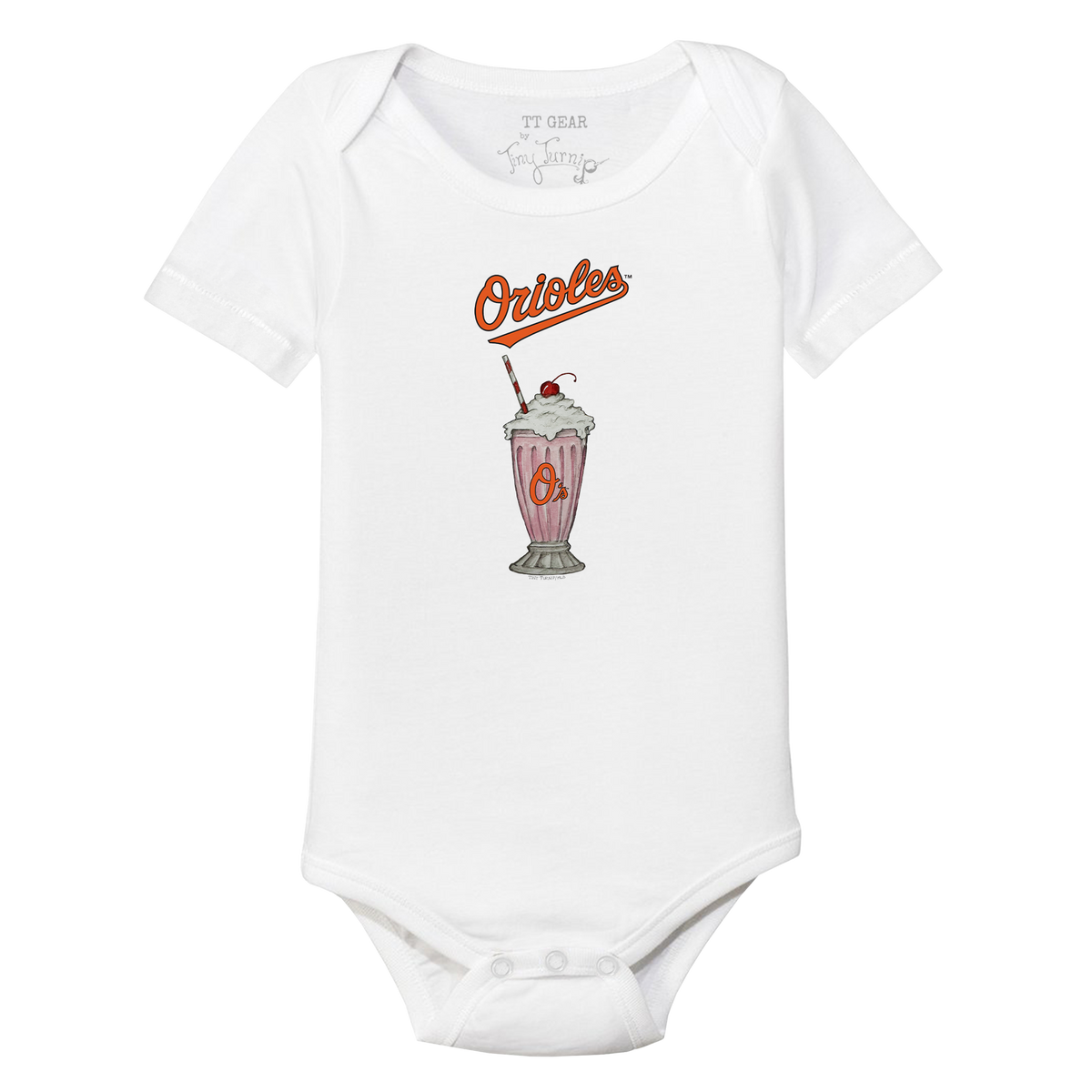 Baltimore Orioles Milkshake Short Sleeve Snapper