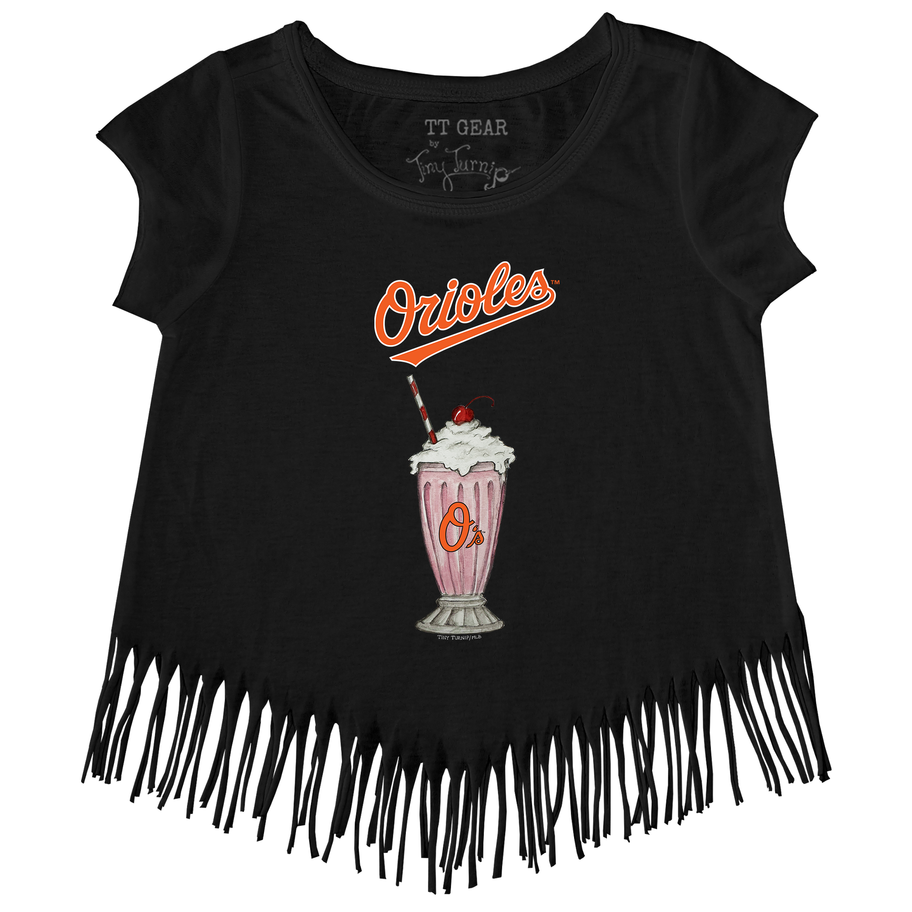 Baltimore Orioles Milkshake Fringe Tee