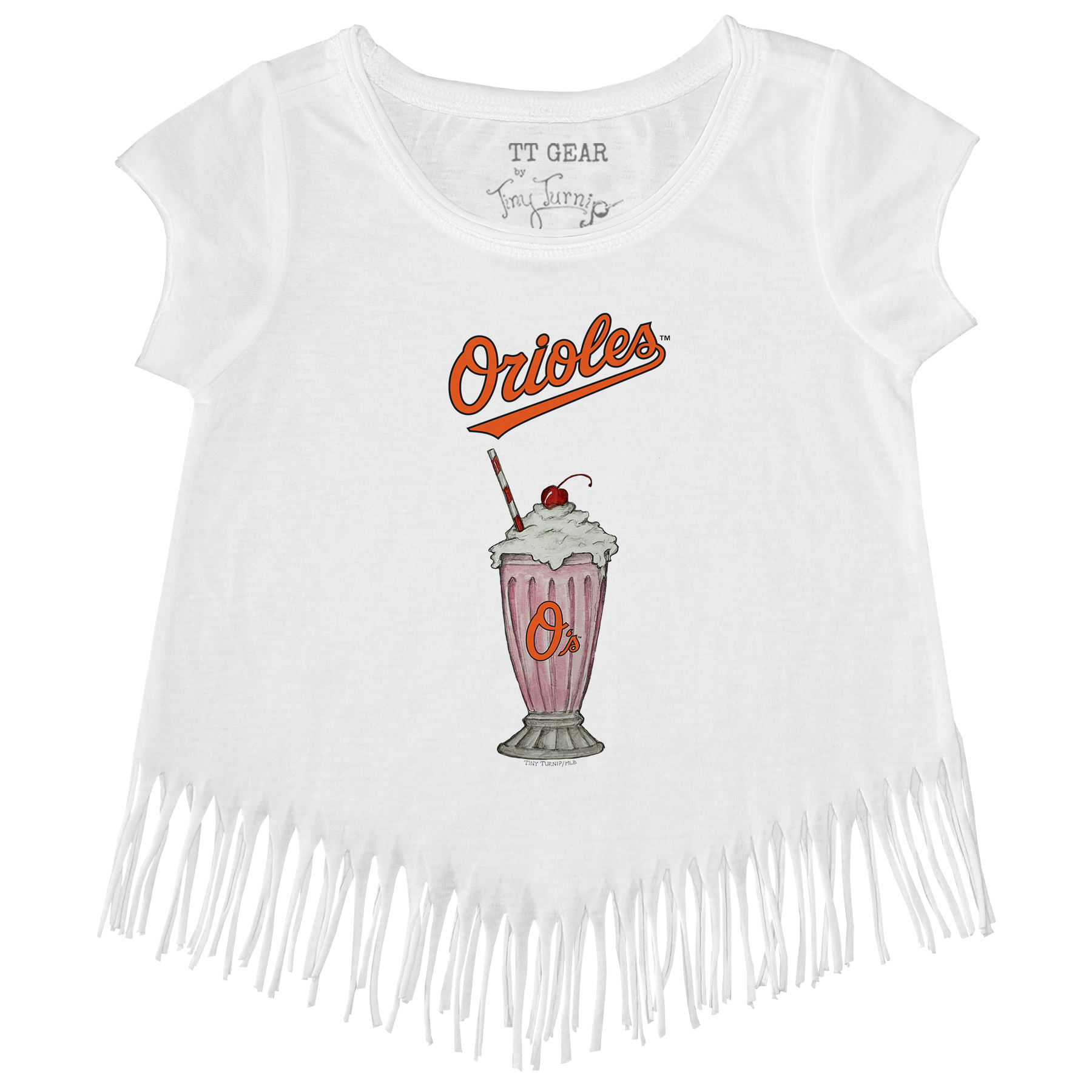 Baltimore Orioles Milkshake Fringe Tee